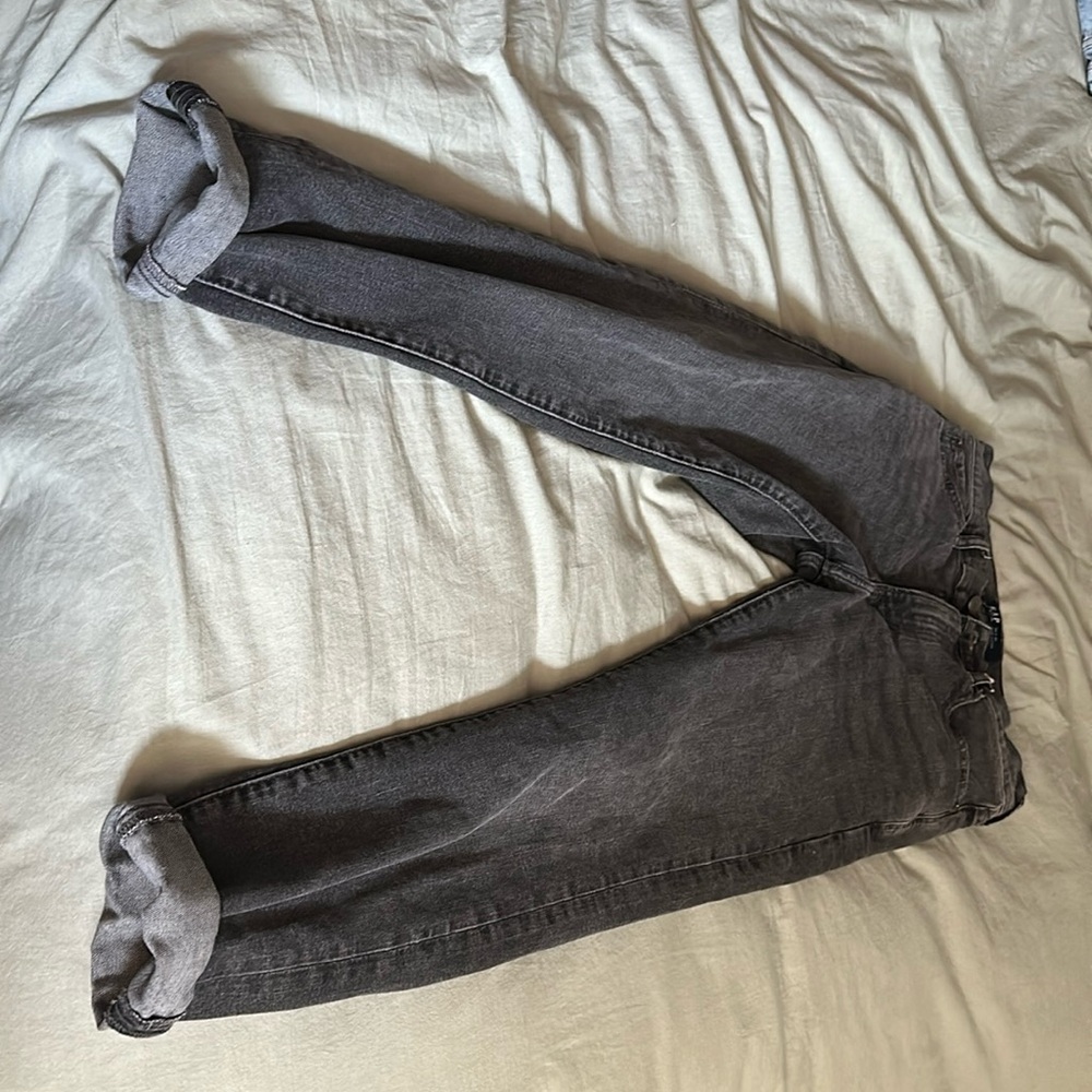 black straight leg